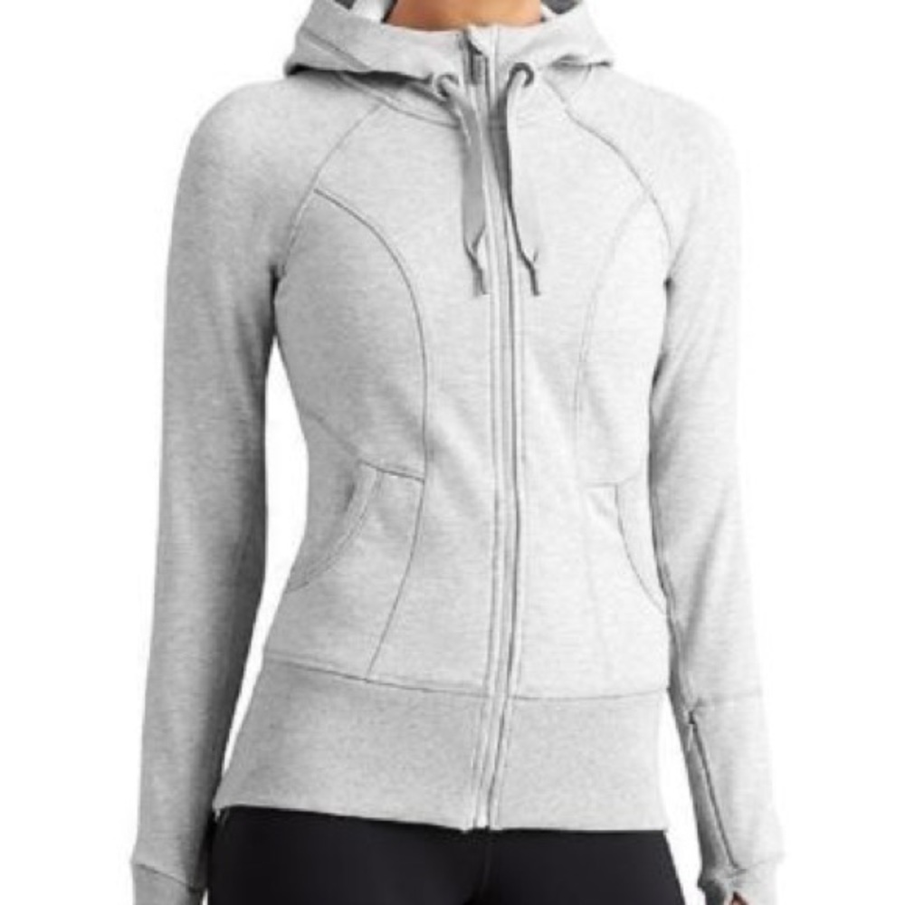 Athleta | Grey Fitted Hoodie